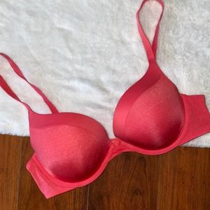 Women's VS Coral Pink Push Up Bra size 36C